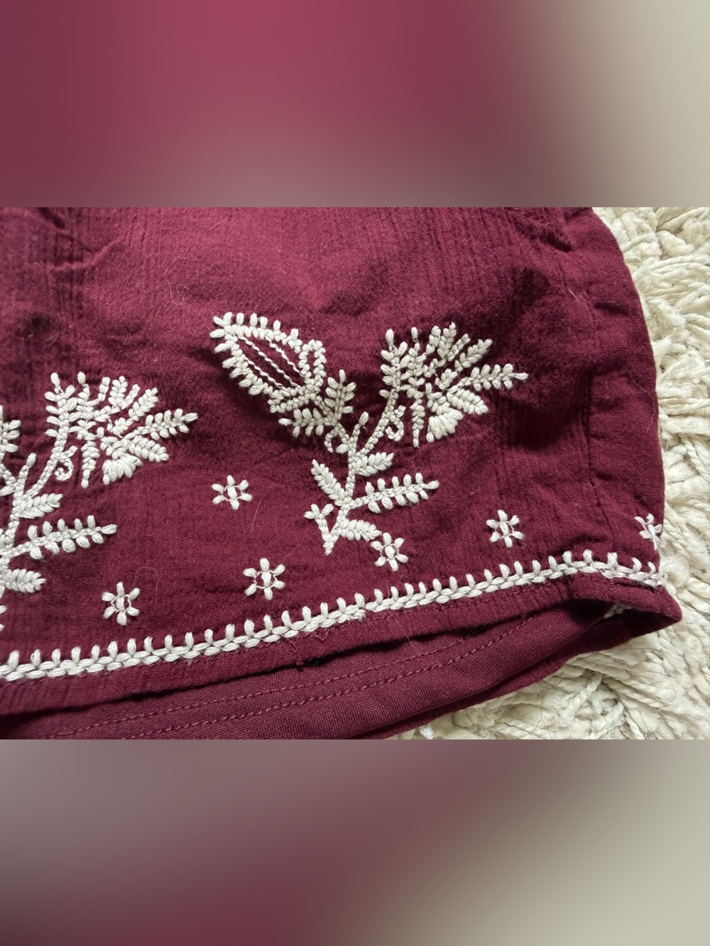 Mudd Embroidered Shorts - Picture 3 of 4